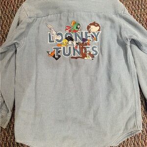 Looney Tunes Checkered Shirt Woman’s XS